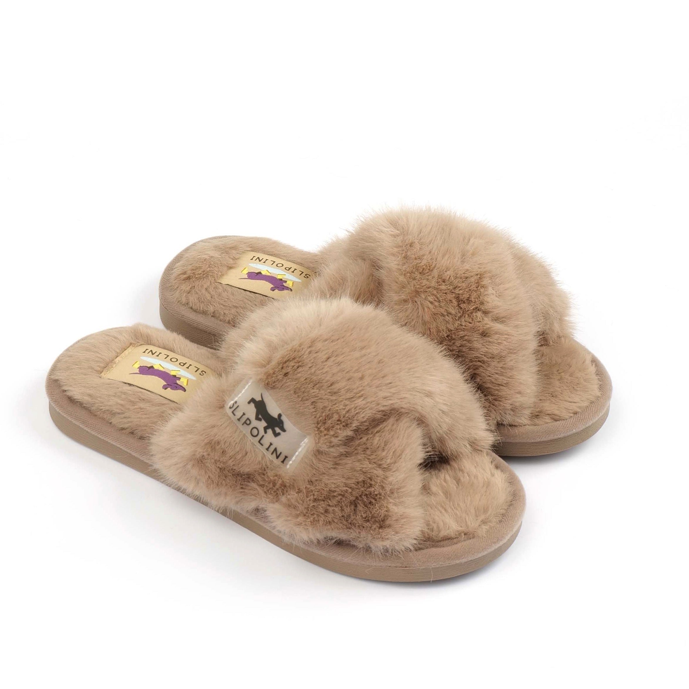 Slipolini Little Steps Slippers - Soft Plush Upper, Cozy Slip-On Design, Available in Fun Colors and Adorable Patterns - Perfect for Indoor Comfort, Playtime, and Lounging at Home