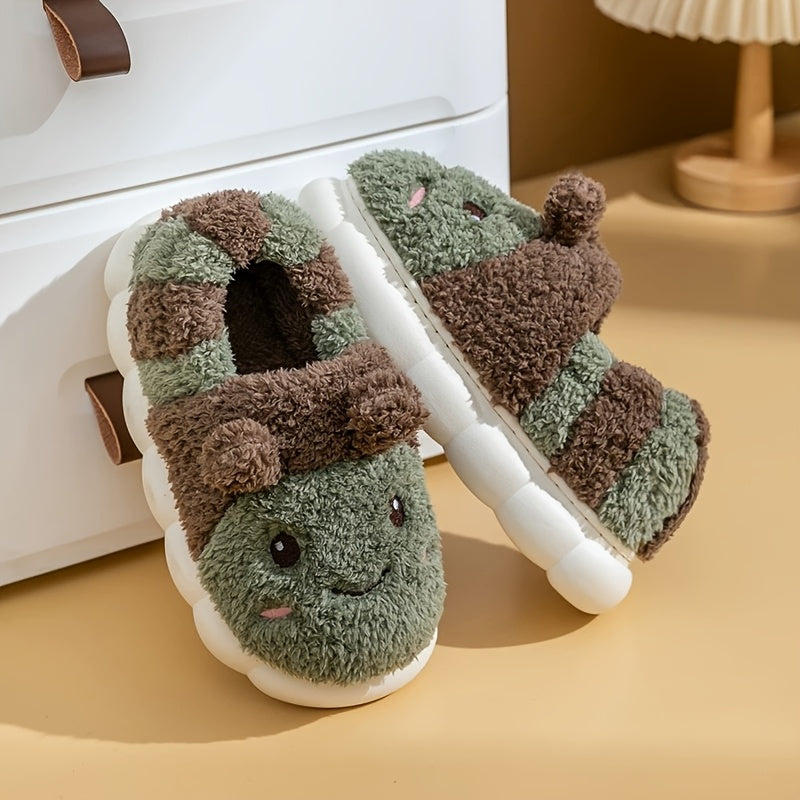 Cozy Bee-Themed Plush Winter Slippers for Women – Soft, Warm Indoor Shoes with Cute Animal Design, Ideal for Bedroom and Outdoor Use, Valentine's Day Gifts