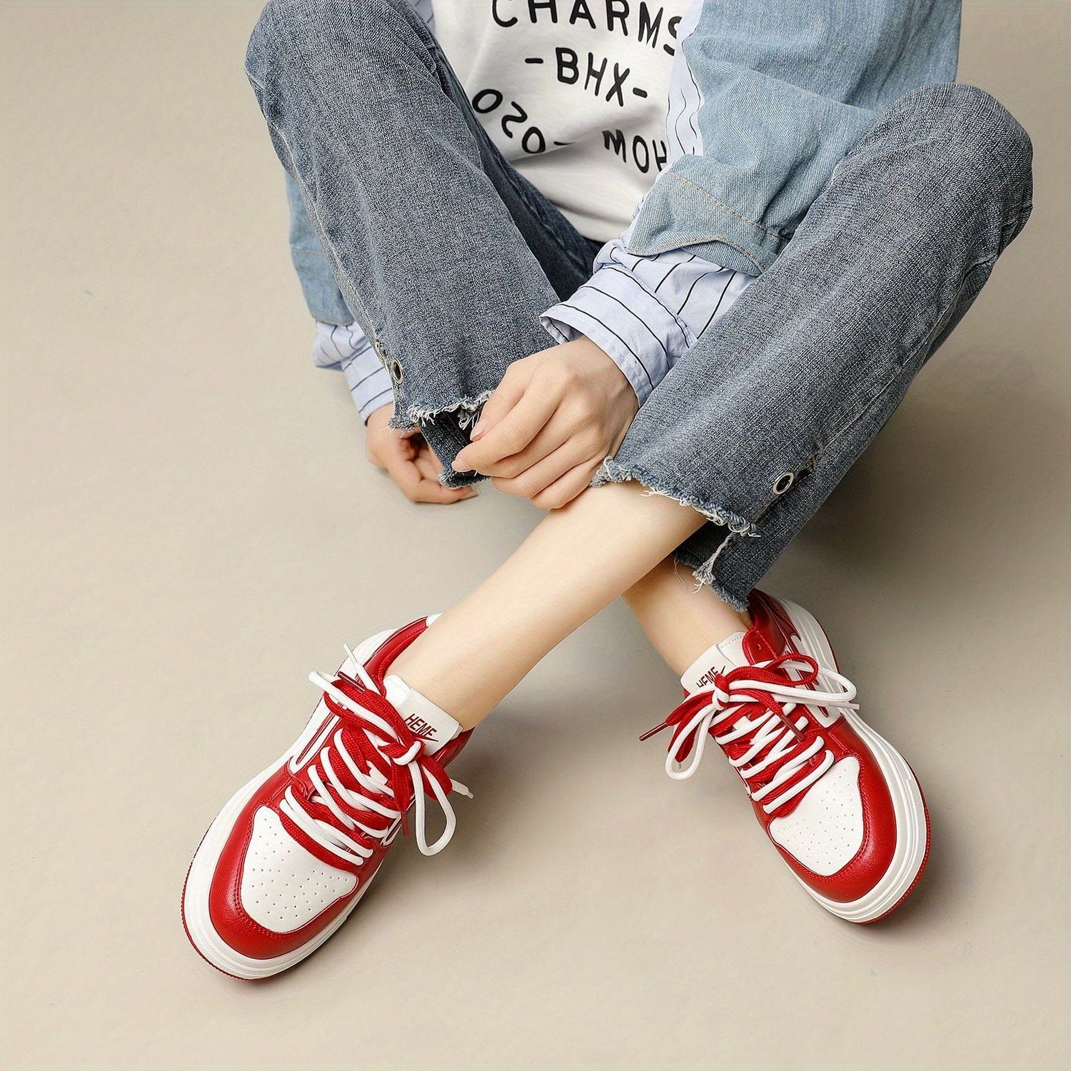 Women'S Thick-Soled White Shoes Platform Sole Niche Versatile Sports Casual Soft-Soled Skateboard Shoes