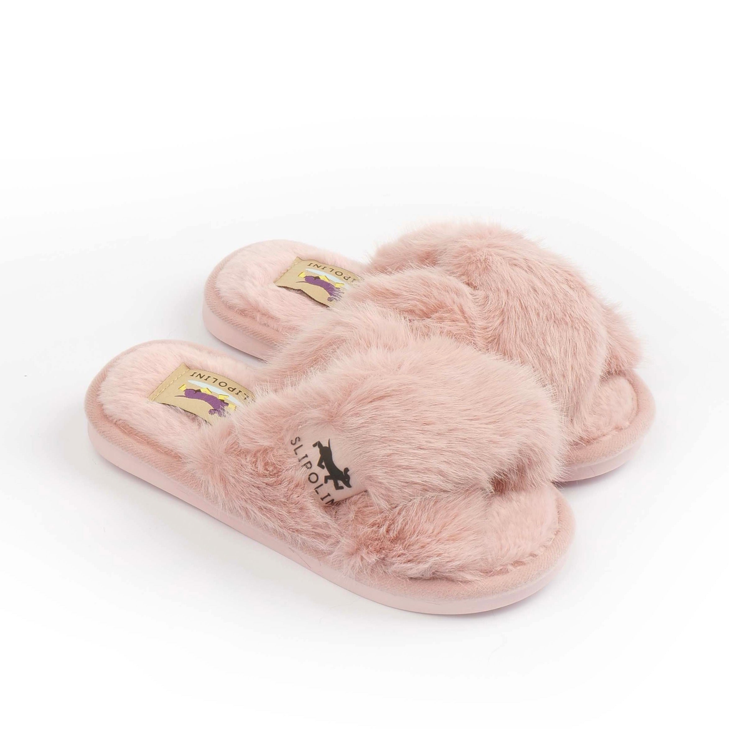 Slipolini Little Steps Slippers - Soft Plush Upper, Cozy Slip-On Design, Available in Fun Colors and Adorable Patterns - Perfect for Indoor Comfort, Playtime, and Lounging at Home