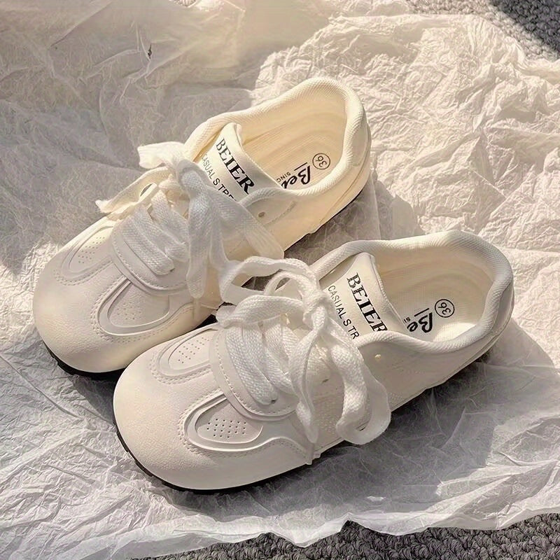 Breathable Women's Sneakers Lightweight Breathable Women's Flat Sneakers | Slip-Resistant Rubber Sole, PU Upper with Mesh Design | EVA Cushioned Insole for Walking, Gym, Yoga & Multi-Activities | Summer Casual Shoes, Gym Footwear, Stylish Slipons, Comfort