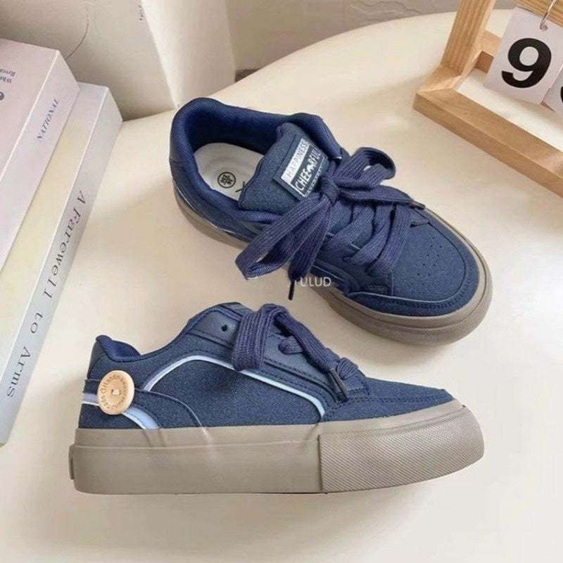 Women'S Breathable Walking Shoes with Wide Last Design - Moisture-Wicking PU Upper & EVA Insole, Pink & White Striped Accents, Rubber Sole for All-Day Comfort - Ideal for Daily Activities, Ladies Sneakers